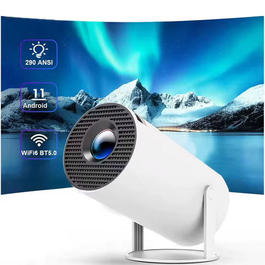 2026 New Outdoor Portable Projector 4K Wifi 1080P 1280*720P HD Home Cinema Video Movies LED Projetor Video Game Projection